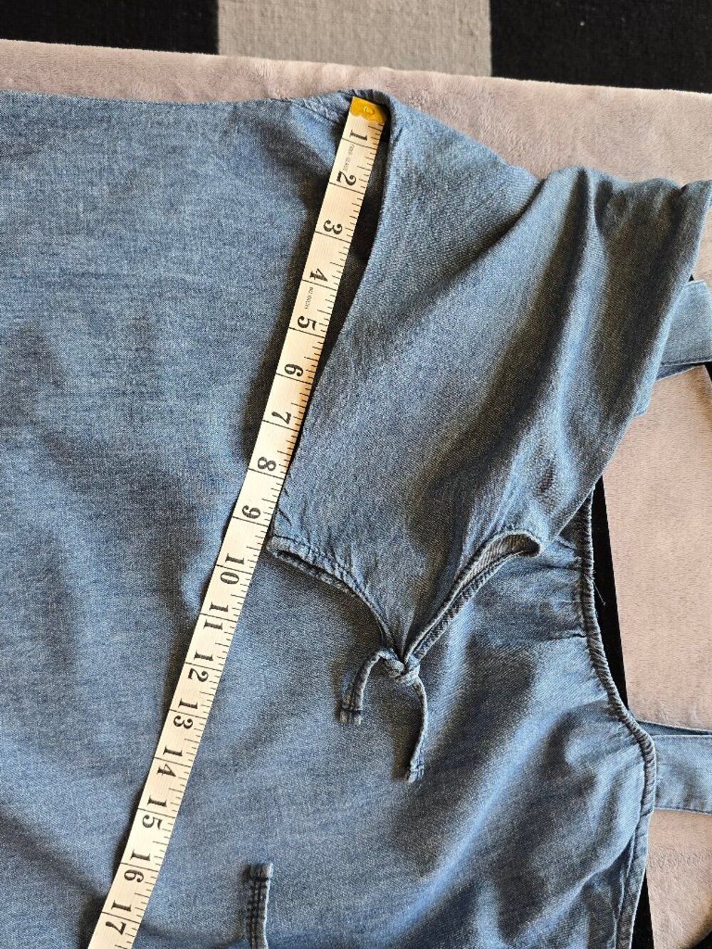 Denver Hayes denim style  cotton linen chambray medium - Picture 4 of 8